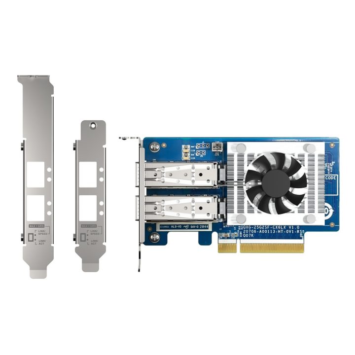 QNAP QXG-25G2SF-CX6 adaptador e placa de rede Interna Fibra 25000…