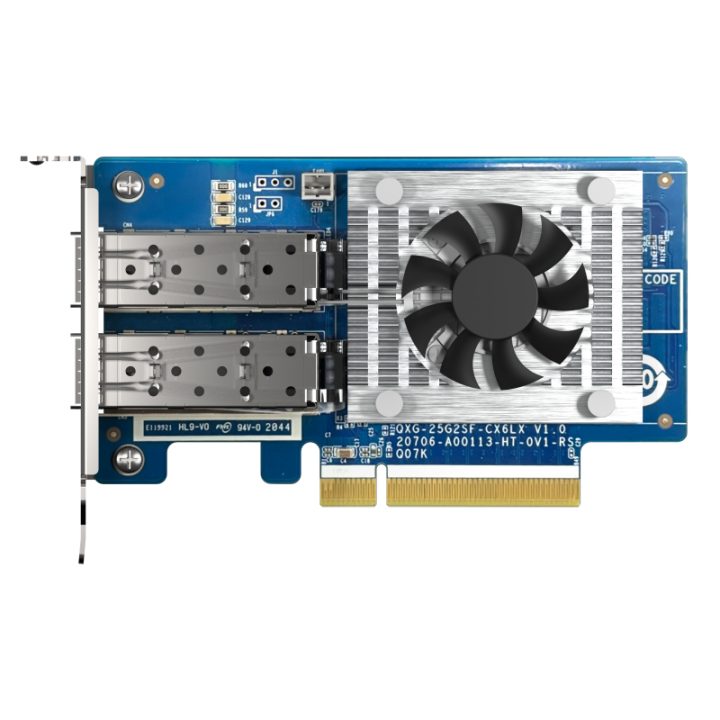 QNAP QXG-25G2SF-CX6 adaptador e placa de rede Interna Fibra 25000…