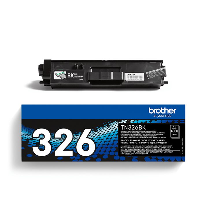 Brother TN-326BK cartucho de tóner 1 unidade(s) Original Preto