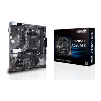 ASUS PRIME A520M-K AMD A520 Socket AM4 micro ATX