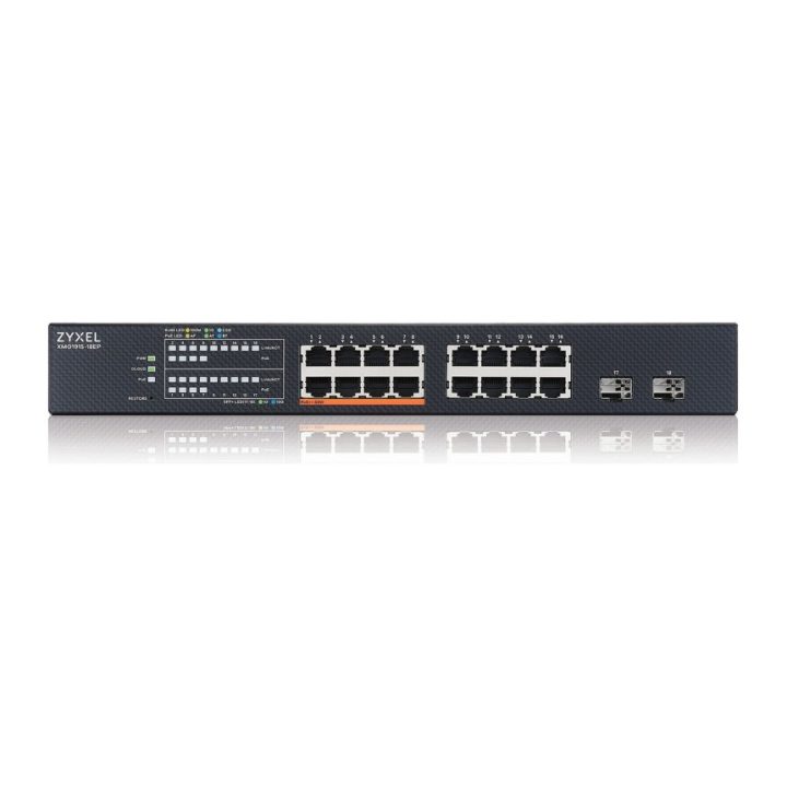 Zyxel XMG1915-18EP Managed L2 2.5G Ethernet (100/1000/2500) Power…