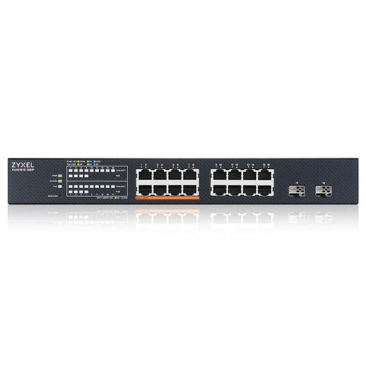 Zyxel XMG1915-18EP Managed L2 2.5G Ethernet (100/1000/2500) Power…