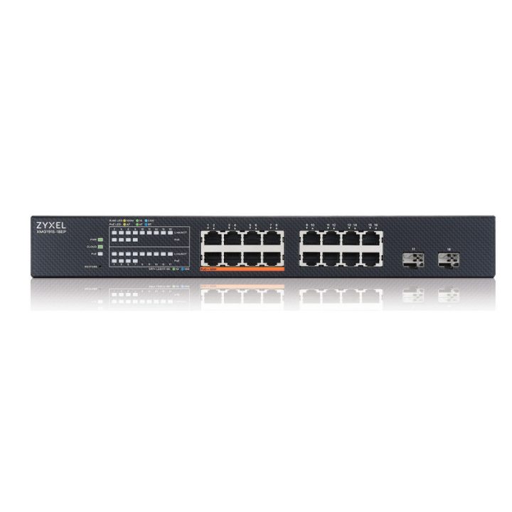Zyxel XMG1915-18EP Managed L2 2.5G Ethernet (100/1000/2500) Power…