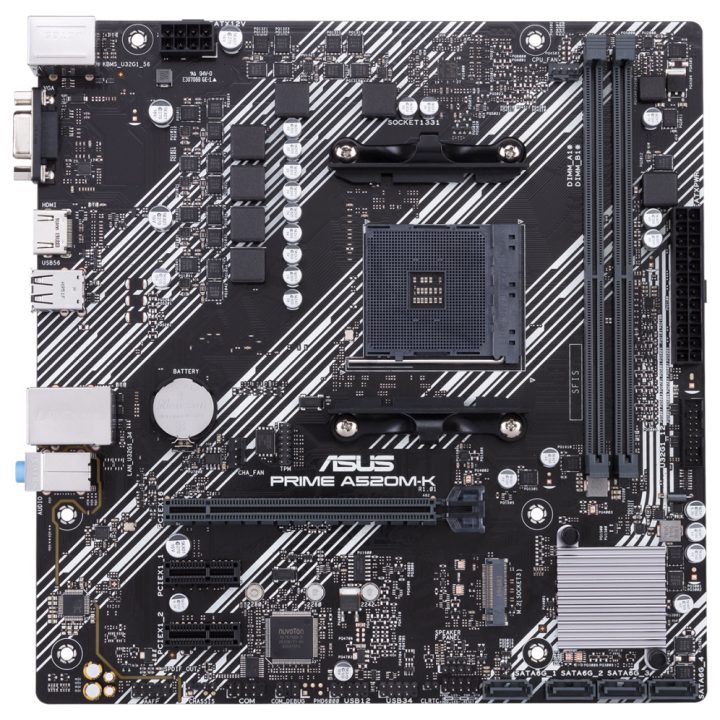 ASUS PRIME A520M-K AMD A520 Socket AM4 micro ATX