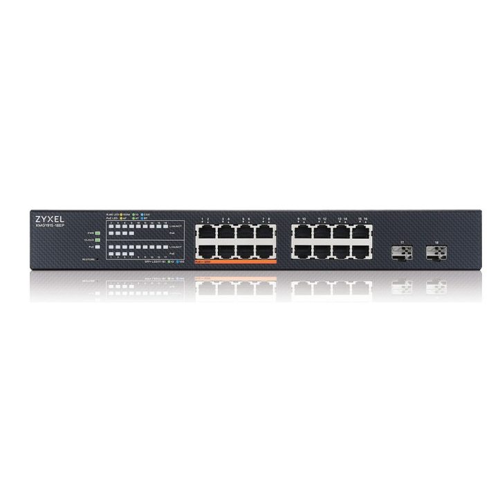 Zyxel XMG1915-18EP Managed L2 2.5G Ethernet (100/1000/2500) Power…