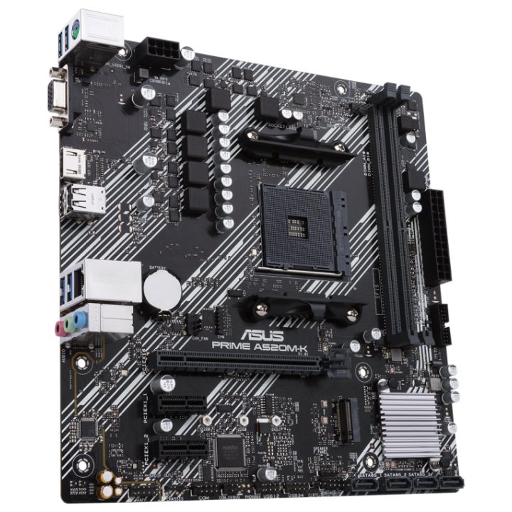 ASUS PRIME A520M-K AMD A520 Socket AM4 micro ATX