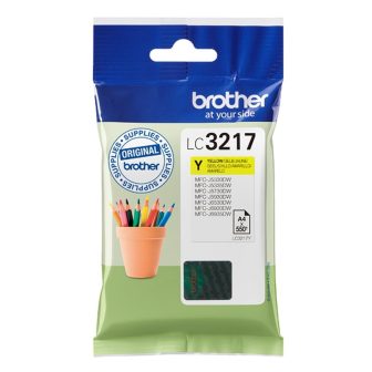 Brother LC3217Y cartucho de tinta 1 pieza(s) Original Amarillo