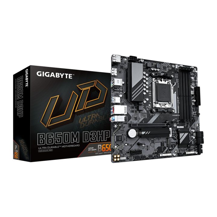 GIGABYTE B650M D3HP Motherboard - AMD Ryzen 9000 Series, 5+2+2 Phase…