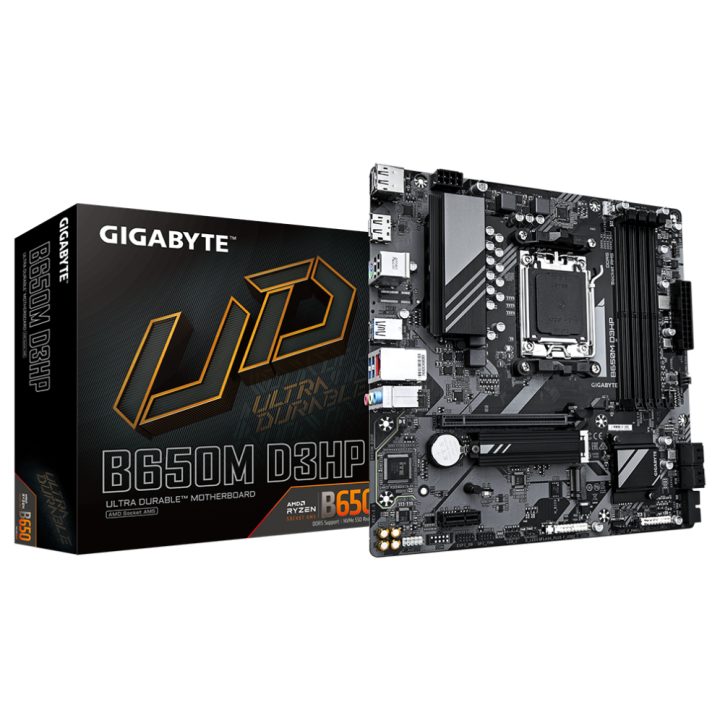 GIGABYTE B650M D3HP Motherboard - AMD Ryzen 9000 Series, 5+2+2 Phase…