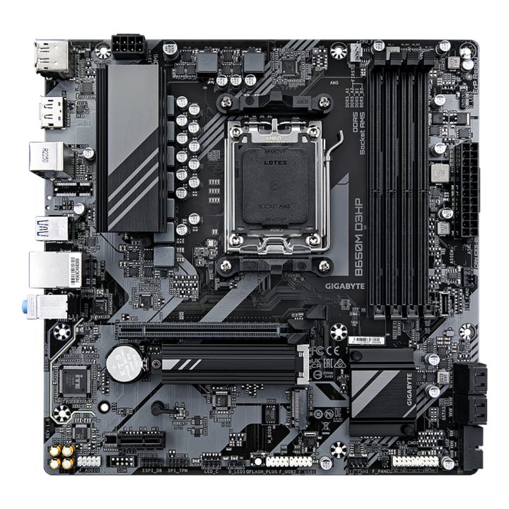 GIGABYTE B650M D3HP Motherboard - AMD Ryzen 9000 Series, 5+2+2 Phase…