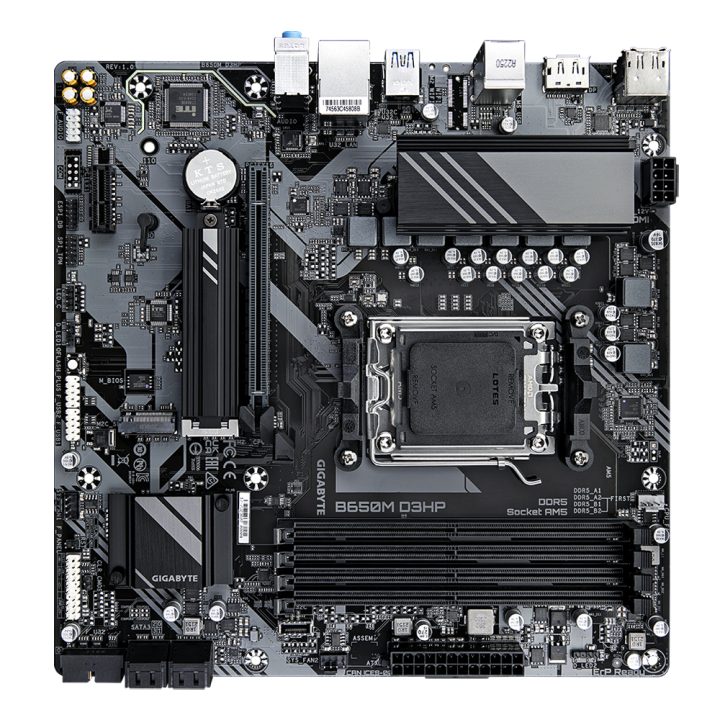 GIGABYTE B650M D3HP Motherboard - AMD Ryzen 9000 Series, 5+2+2 Phase…