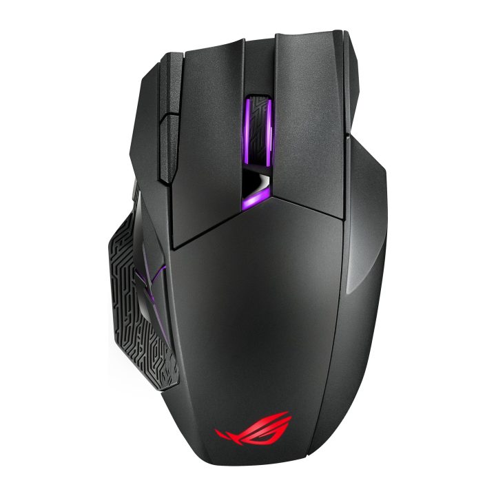ASUS ROG Spatha X Right-Handed Gaming Mouse RF Wireless + USB Type-C…