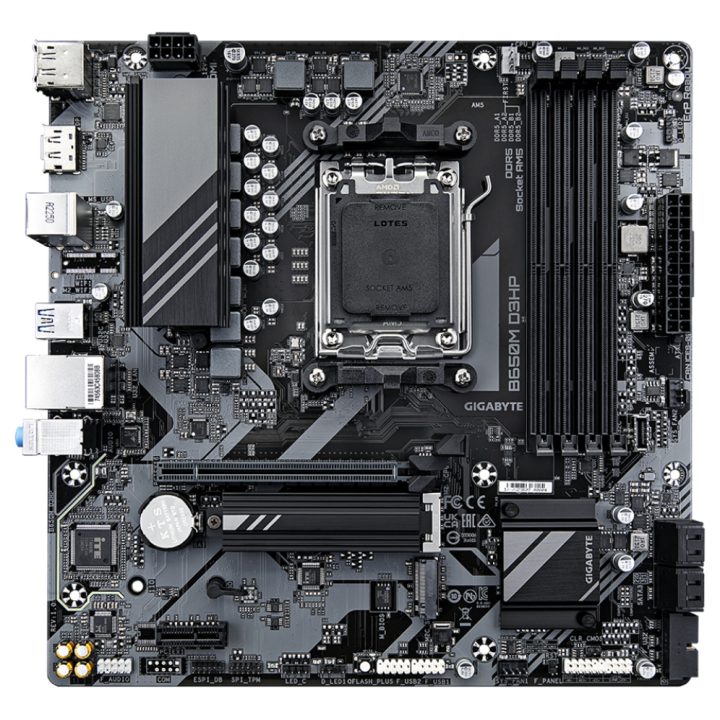 GIGABYTE B650M D3HP Motherboard - AMD Ryzen 9000 Series, 5+2+2 Phase…