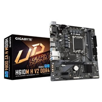 GIGABYTE H610M H V2 Motherboard - Compatível com processadores Intel…