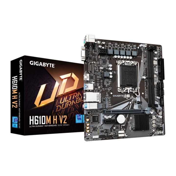 GIGABYTE H610M H V2 Motherboard - Compatible with Intel Core 14th Gen…