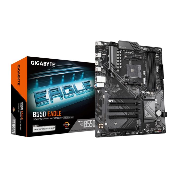 GIGABYTE B550 EAGLE Motherboard - Processadores AMD Ryzen série 5000…