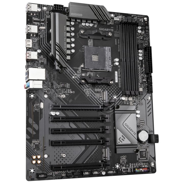 GIGABYTE B550 EAGLE Motherboard - Processadores AMD Ryzen série 5000…