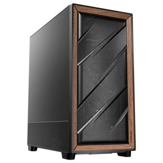 Antec FLUX SE Midi Tower Black, Wood (0-761345-10177-6)