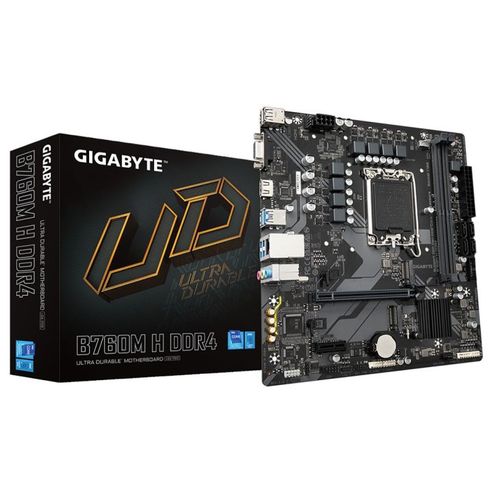 GIGABYTE B760M H DDR4 Motherboard - Supports 14th Gen Intel Core…