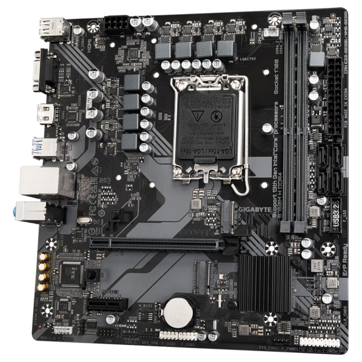 GIGABYTE B760M H DDR4 Motherboard - Suporta CPUs Intel Core de 14.ª…