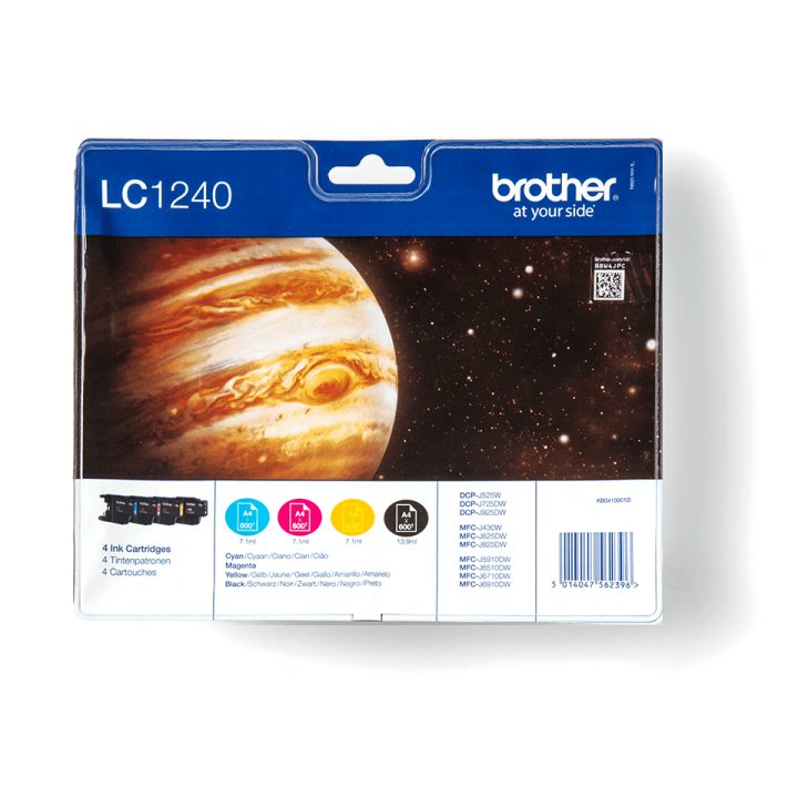 Brother 4-Pack Ink Cartridges (BK/C/M/Y)