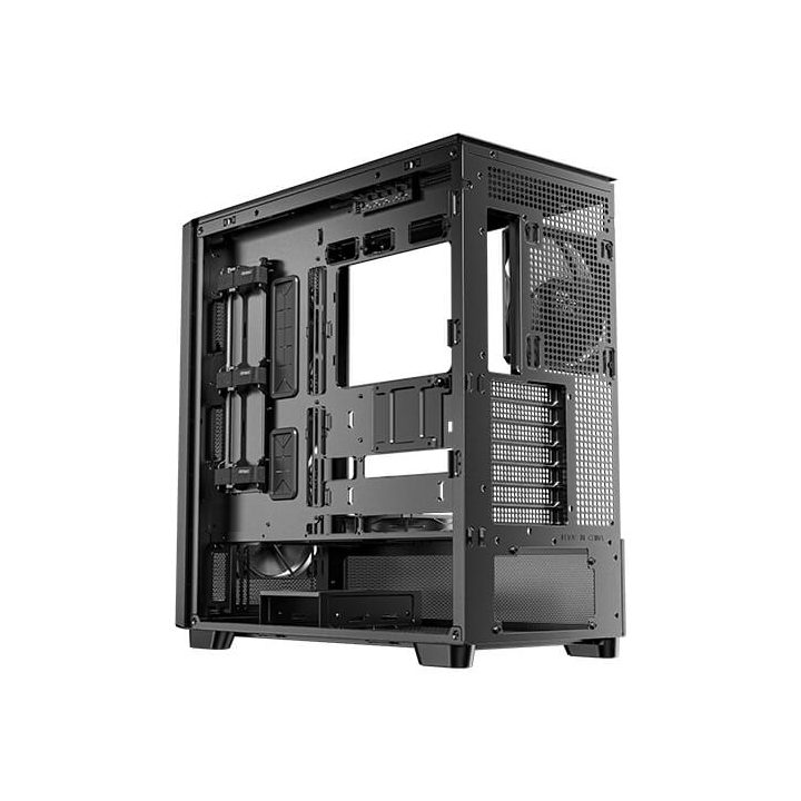 Antec FLUX SE Midi Tower Black, Wood (0-761345-10177-6)
