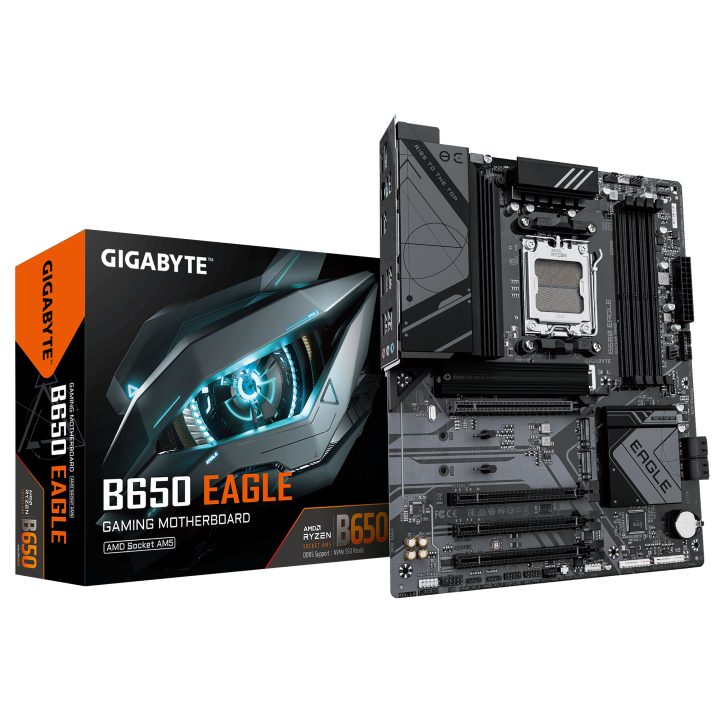 GIGABYTE B650 EAGLE Motherboard - AMD Ryzen 9000 Series, 12+2+2 Phase…