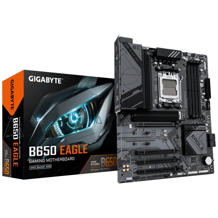 GIGABYTE B650 EAGLE Motherboard - AMD Ryzen série 9000, VRM de 12+2+2…