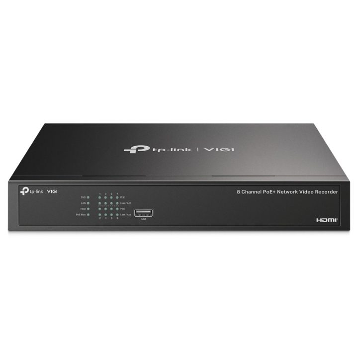 TP-Link VIGI NVR1008H-8P Negro
