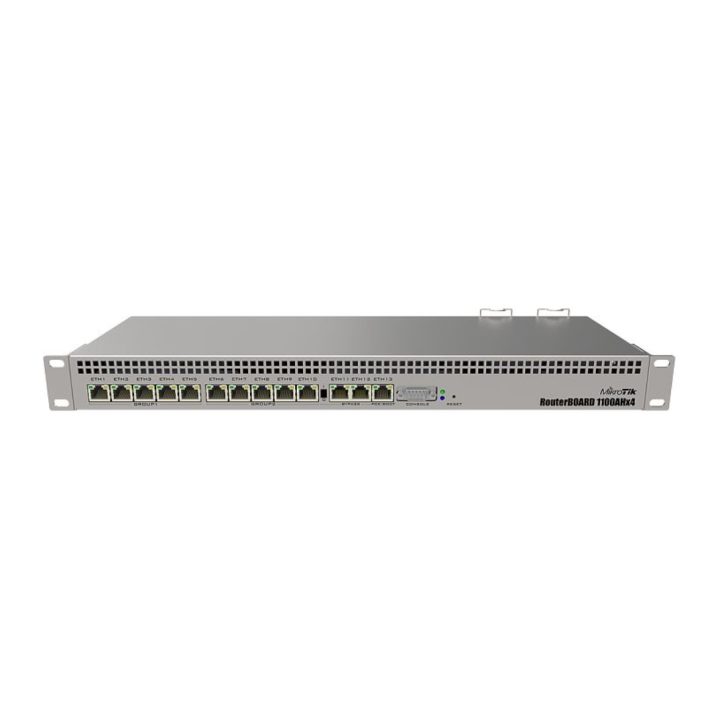 MikroTik RB1100AHx4 Gigabit Ethernet router Stainless steel (RB1100x4)