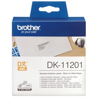 Brother DK-11201 fita para impressora de etiquetas Preto sobre branco