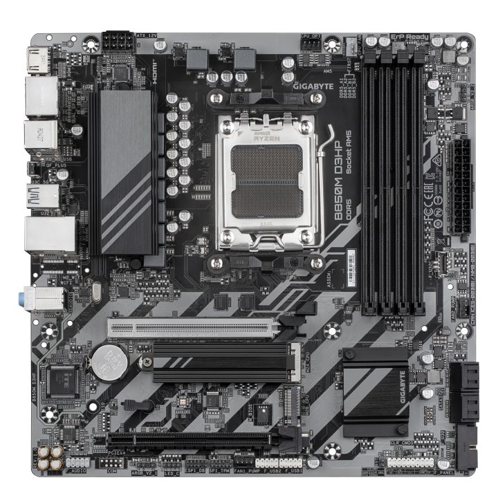 GIGABYTE B850M D3HP Motherboard - Processadores AMD Ryzen Série 9000…