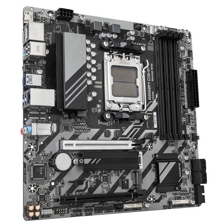 GIGABYTE B850M D3HP Motherboard - AMD Ryzen 9000 Series Processors…