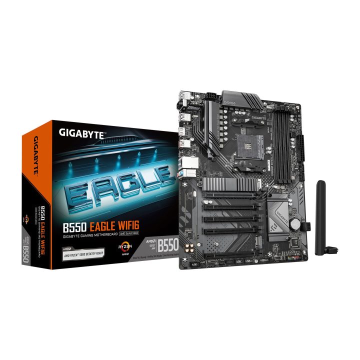 GIGABYTE B550 EAGLE WIFI6 Motherboard - AMD Ryzen 5000 G Series…