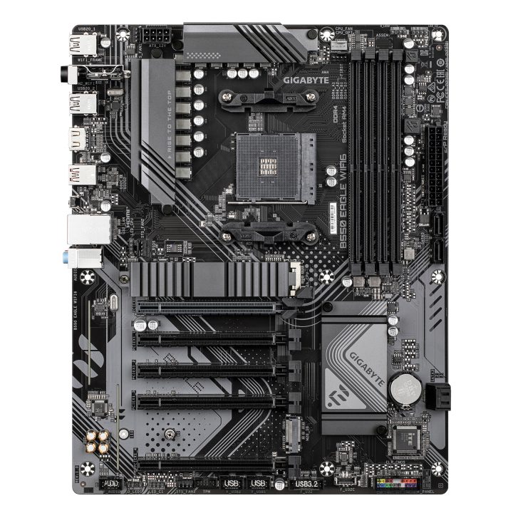 Motherboard GIGABYTE B550 EAGLE WIFI6 - Processadores AMD Ryzen série…