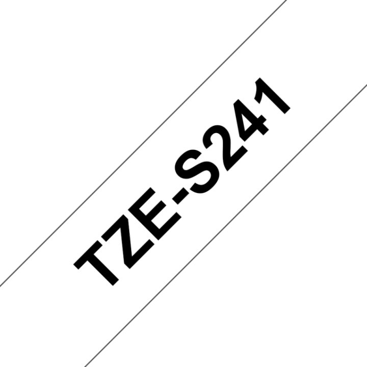 Brother TZE-S241 cinta para impresora de etiquetas Negro sobre blanco…