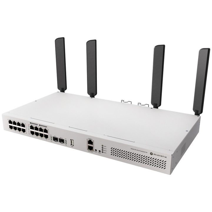 Mikrotik CRS418-8P-8G-2S+5axQ2axQ-RM L2/L3 Gigabit Ethernet…