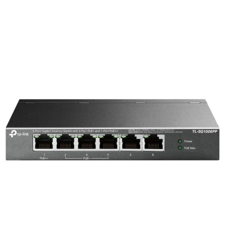 TP-Link TL-SG1006PP switch não gerido Gigabit Ethernet (10/100/1000)…