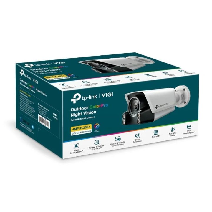 TP-Link VIGI C340S Bullet IP Security Camera Outdoor 2688 x 1520…