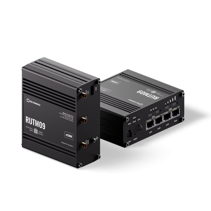 Router Teltonika RUTM09 Gigabit Ethernet Preto (RUTM09000000)