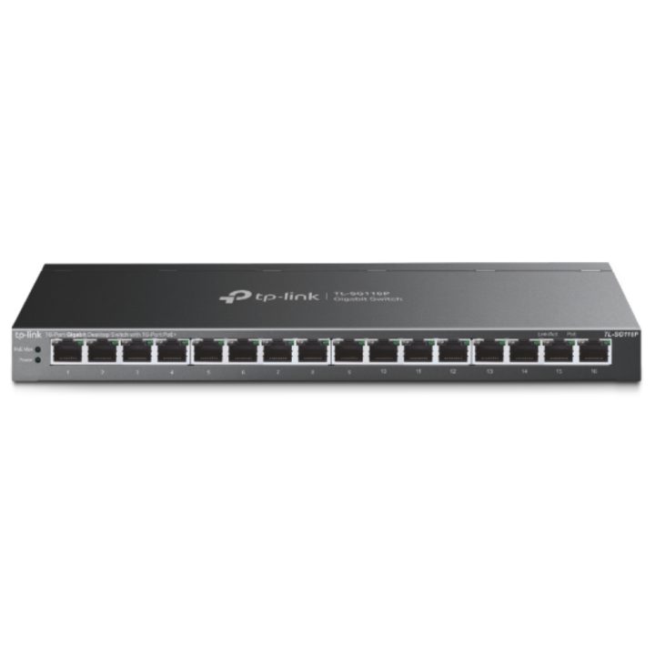 TP-Link TL-SG116P Unmanaged Switch Gigabit Ethernet (10/100/1000)…