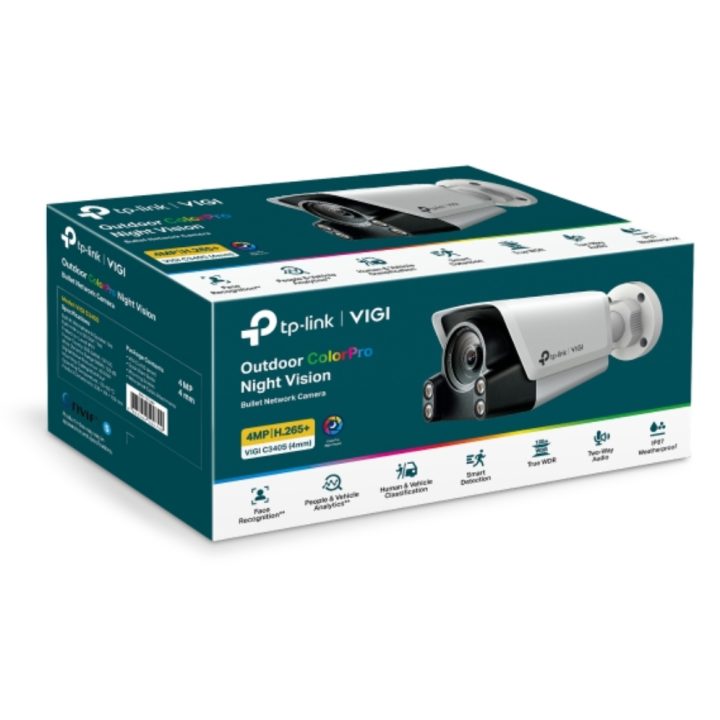 TP-Link VIGI C340S Bala (forma) Cámara de seguridad IP Exterior 2688…