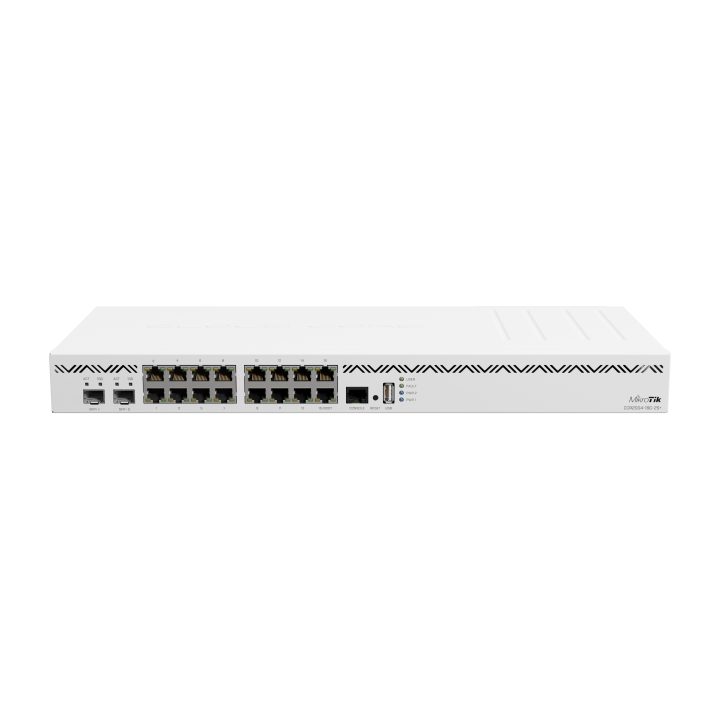 Router Mikrotik CCR2004-16G-2S+ 16 Gigabit Ethernet Branco