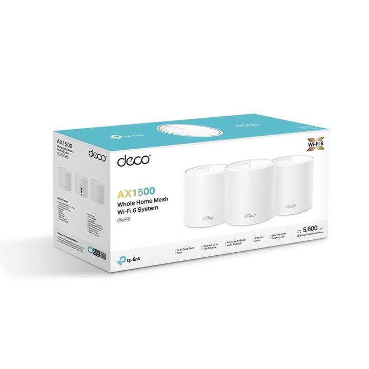 TP-Link Deco X10 Doble banda (2,4 GHz / 5 GHz) Wi-Fi 6 (802.11ax)…