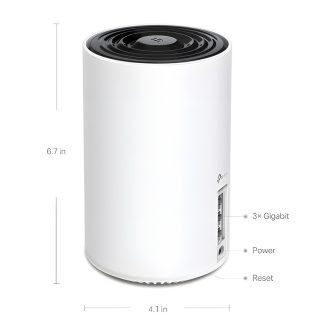 TP-Link Deco XE75 Tri-Band (2.4 GHz / 5 GHz / 6 GHz) Wi-Fi 6E…