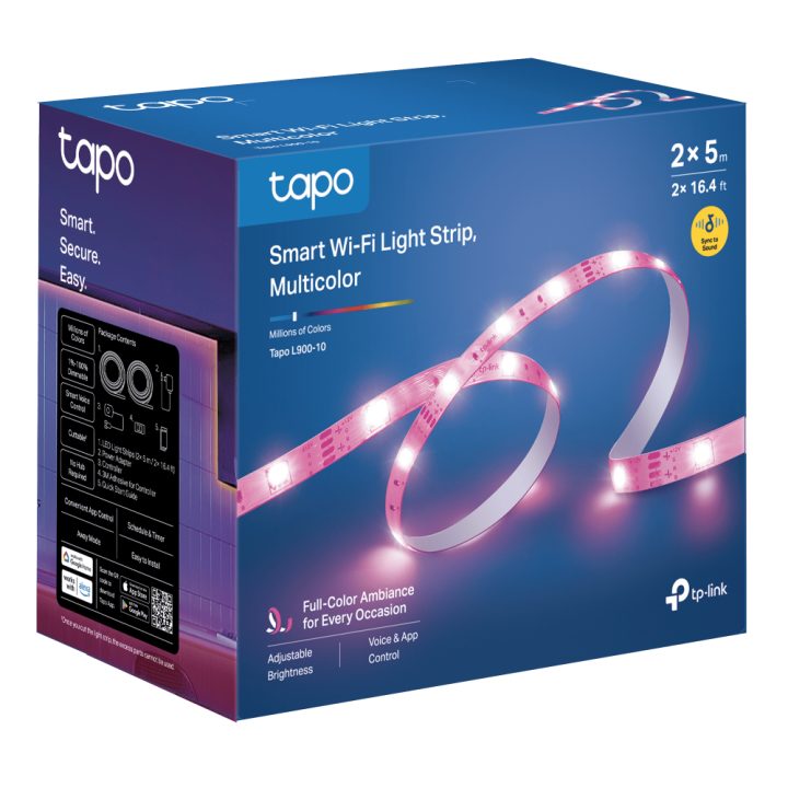 TP-Link Tapo L900-10 Fita LED universal 5000 mm