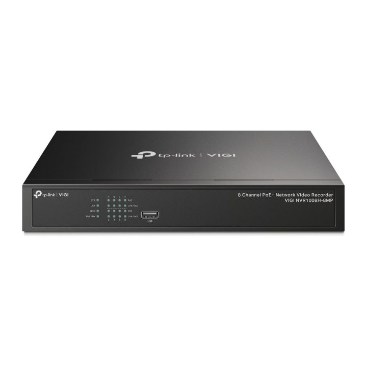TP-Link VIGI NVR1008H-8MP Network Video Recorder (NVR) Black