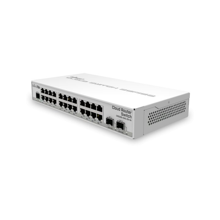 MikroTik CRS326-24G-2S+IN Comutador de rede gerido, 24x Ethernet…