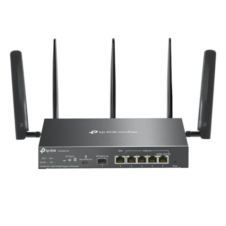 TP-Link Omada ER706W-4G Gigabit Ethernet Dual Band (2.4 GHz / 5 GHz)…