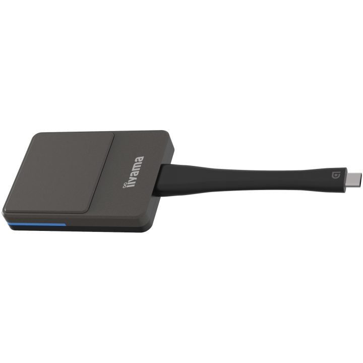iiyama WP D002C adaptador Smart TV USB 4K Ultra HD Preto, Prata